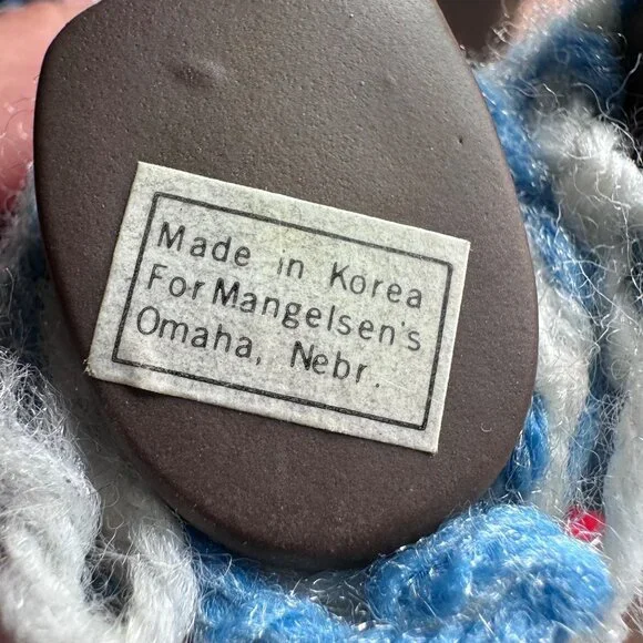 Vintage Kewpie Doll Dark Skin 7.5" Made In Korea W/ Handmade Knit Clothes - Rare - Picture 2 of 10